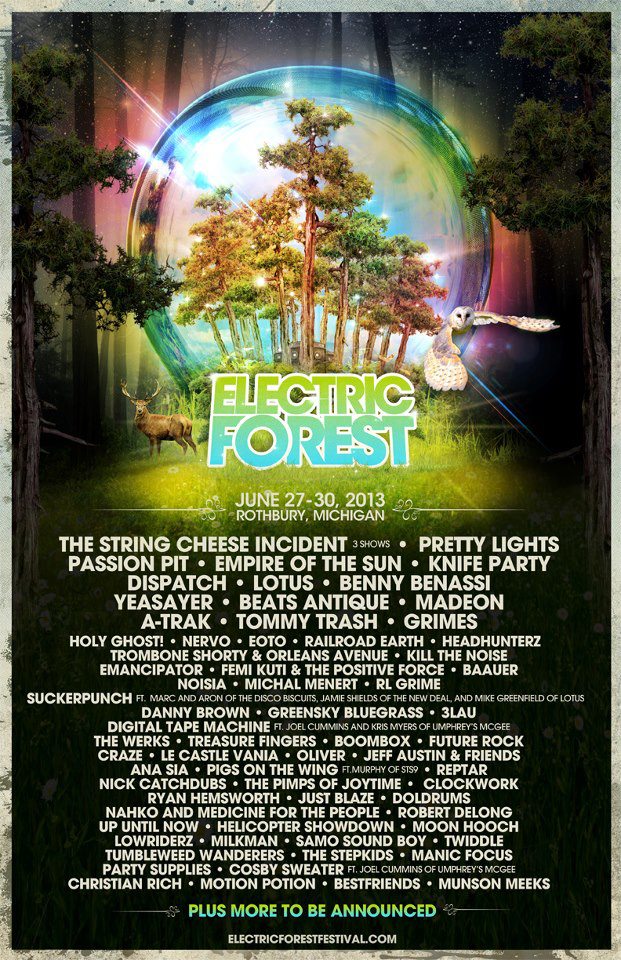 Carolina Music Festivals - Electric Forest